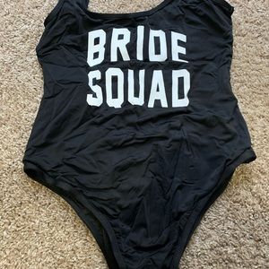 BRAND. NEW. Bride Squad Bathing Suit